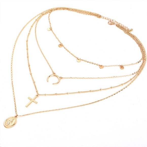 3/$30 ❤️ Multi Layered Pendant Necklace - Picture 3 of 5